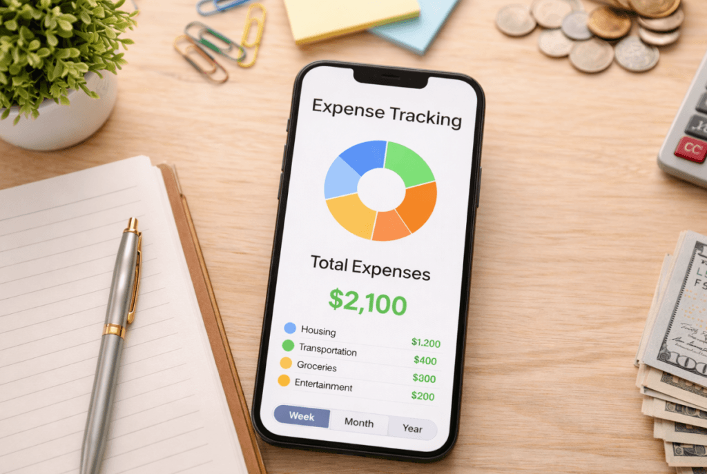 expense tracking chart