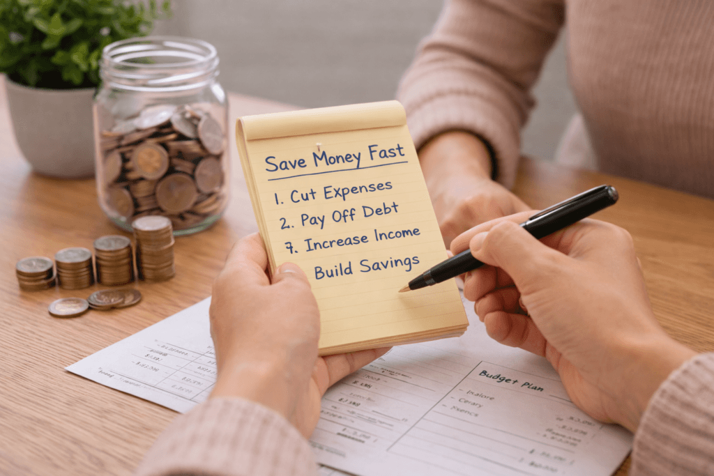 save money fast with low income